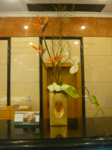 酒店大堂鲜花
