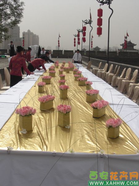 宴会中餐鲜花