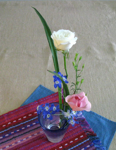 创意插花―两个杯子做花器